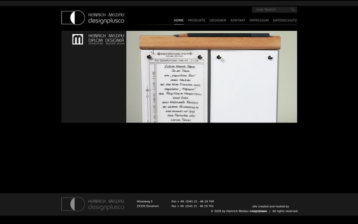 Screenshot of designplusco.de