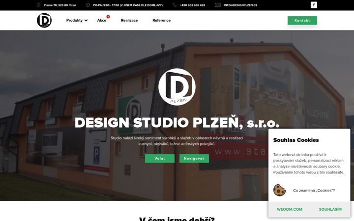 Screenshot of designplzen.cz