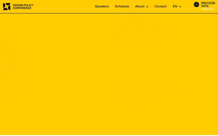Screenshot of designpolicyconference.com