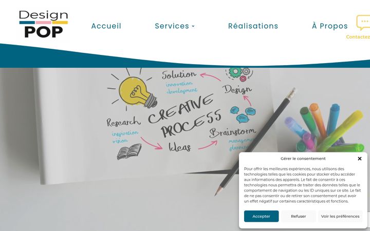 Screenshot του designpop.fr