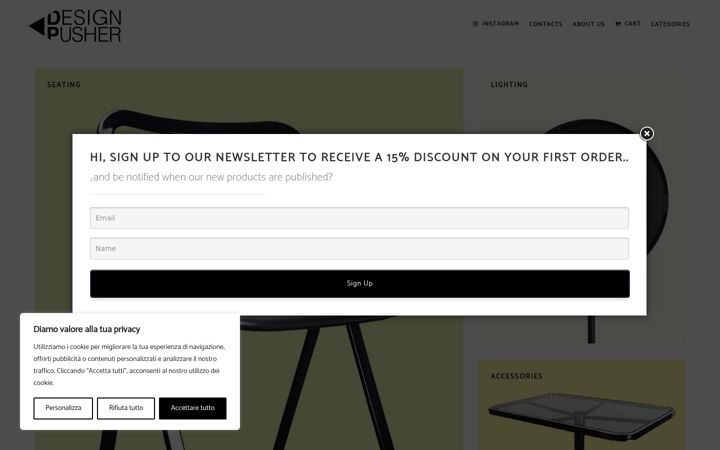 Screenshot of designpusher.it