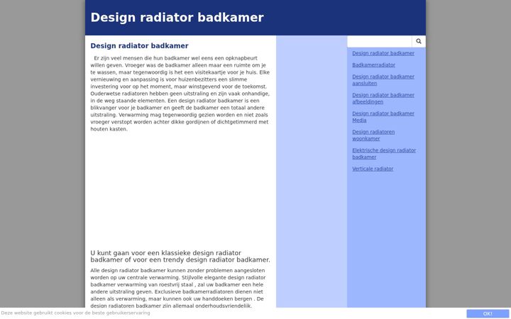 Screenshot of designradiatorbadkamer.nl