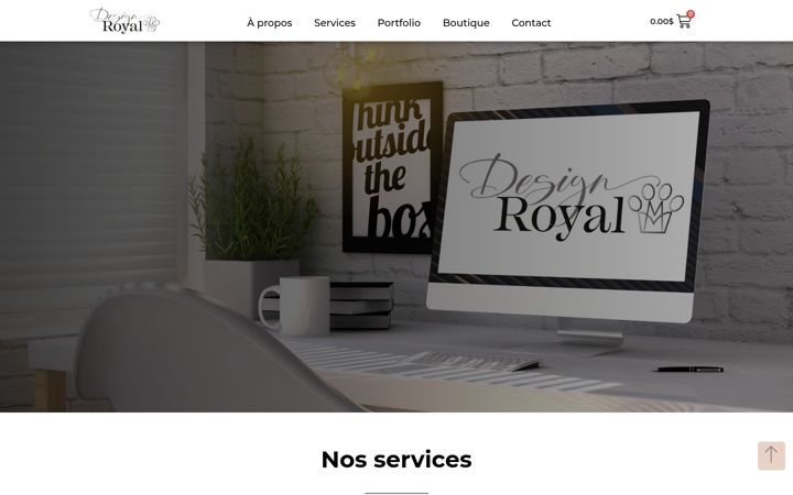 Screenshot von designroyal.ca