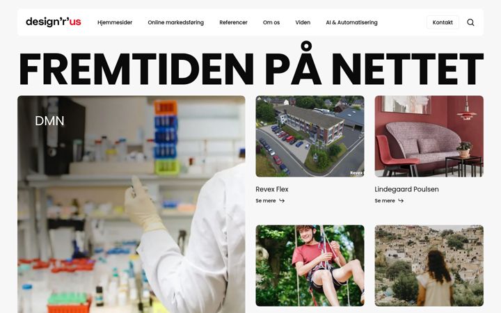 Screenshot of designrus.dk