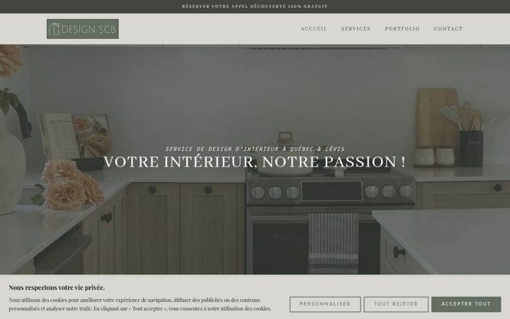 Screenshot of designscb.com