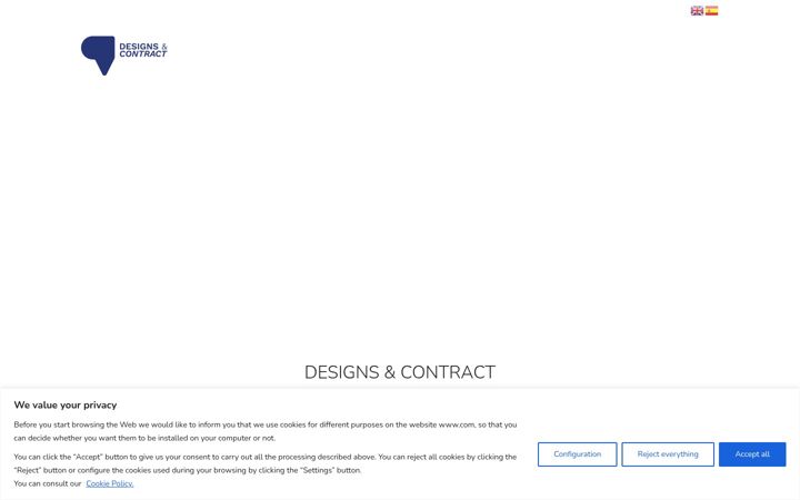 Screenshot of designscontract.com