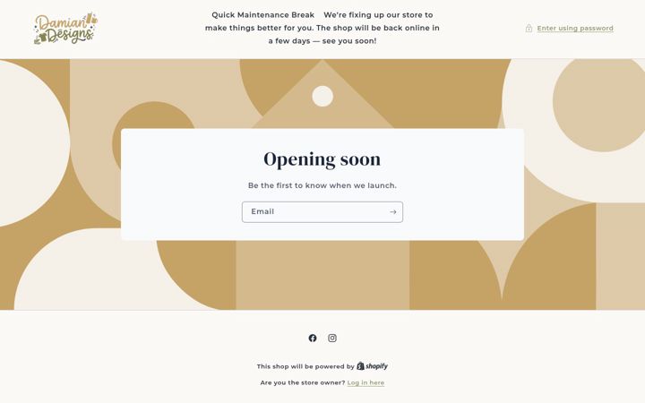 Screenshot of designsdamian.com
