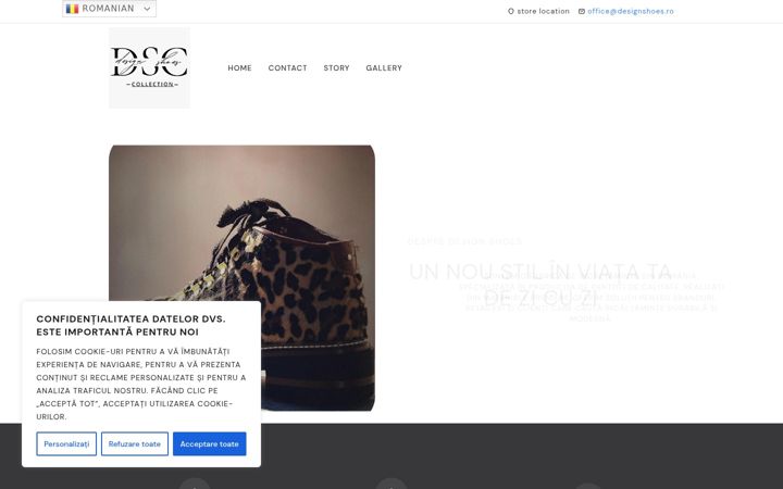 Ekrānuzņēmums no designshoes.ro