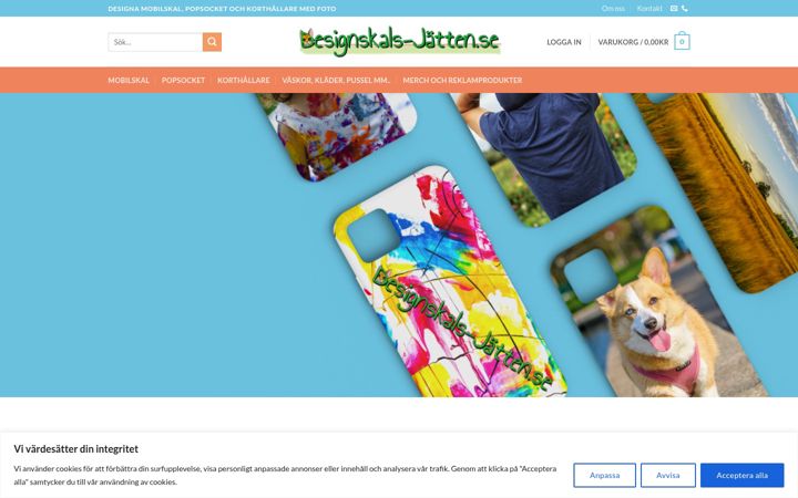 Screenshot of designskalsjatten.se