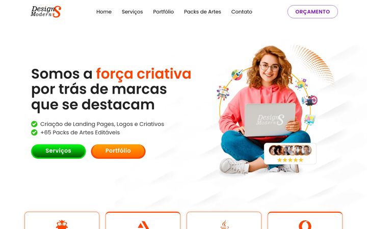 Captura de ecrã de designsmodernos.com.br