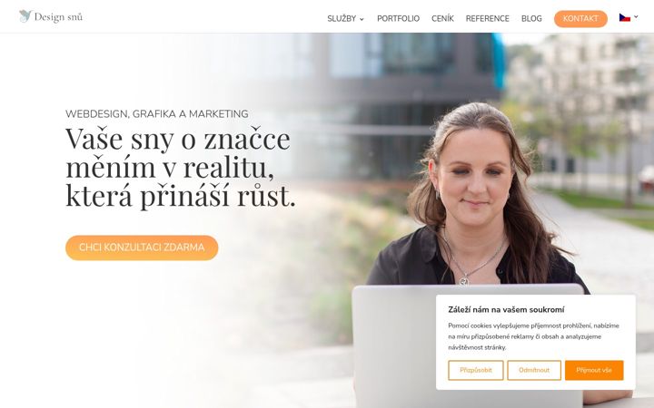 Captura de pantalla de designsnu.cz