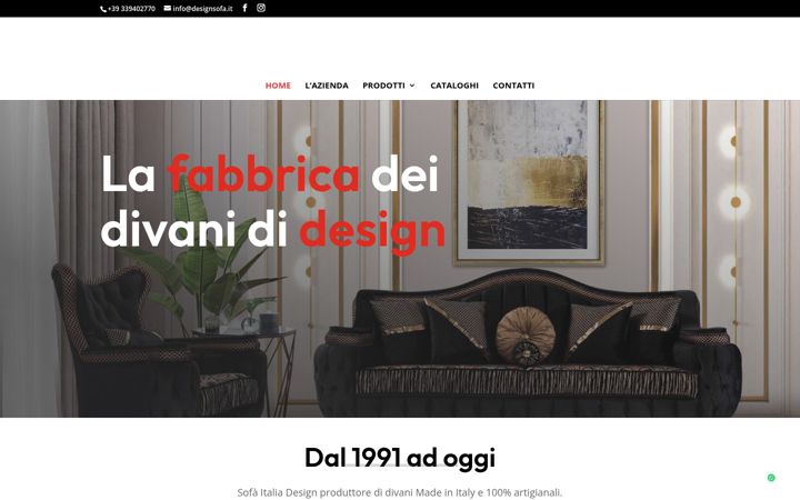 Screenshot of designsofa.it
