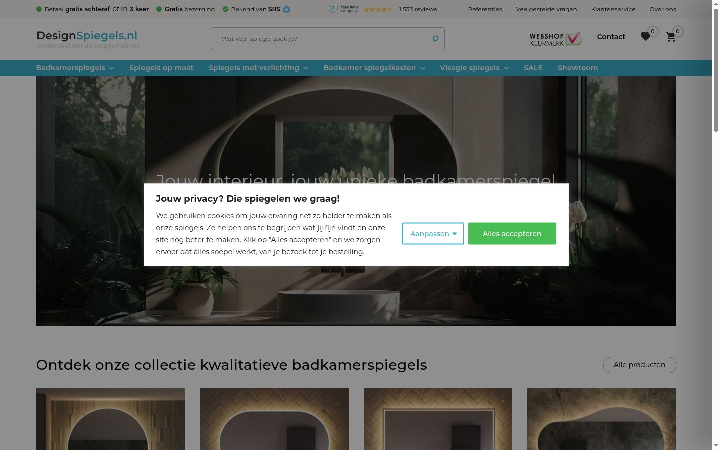 Zrzut ekranu banera zgody wyświetlanego przed jakąkolwiek interakcją