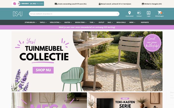 Screenshot of designstoel4u.be
