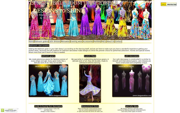 Screenshot of designstoshine.com