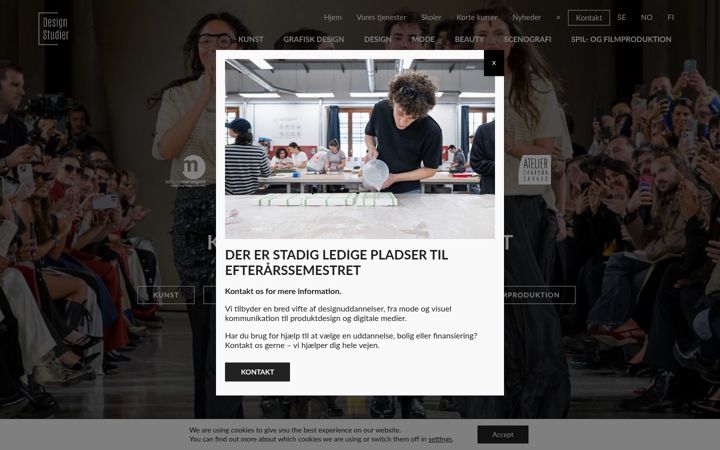 Screenshot of designstudier.dk