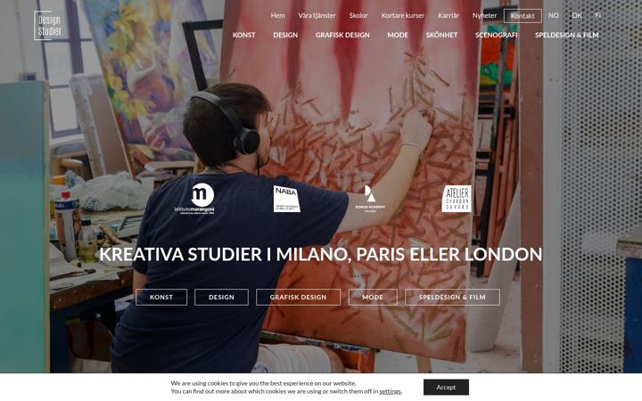 Screenshot of designstudier.se