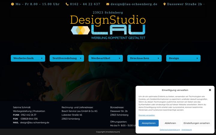 Ekrano kopija designstudio-lau.de