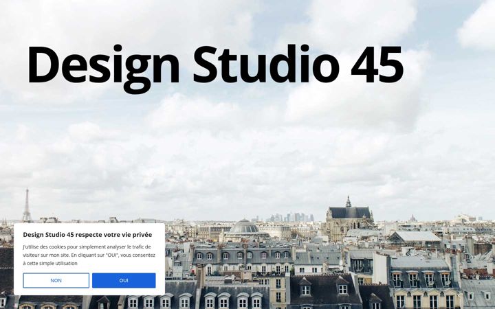 Screenshot του designstudio45.fr
