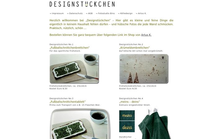 Screenshot of designstueckchen.de