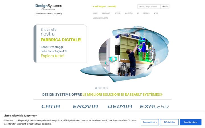 Screenshot of designsystemsplm.it