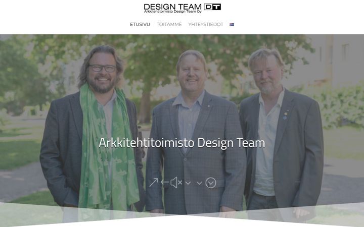 Screenshot di designteam.fi