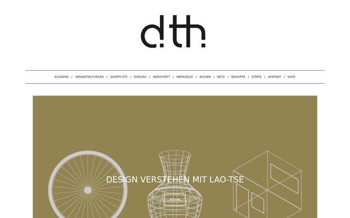 Captură de ecran a designtheorie.net