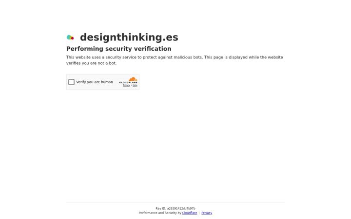 Screenshot stránky designthinking.es