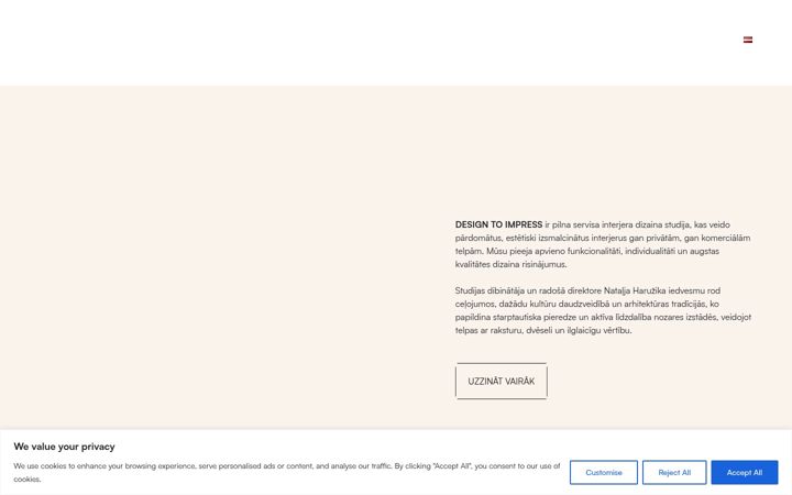 Screenshot of designtoimpress.eu