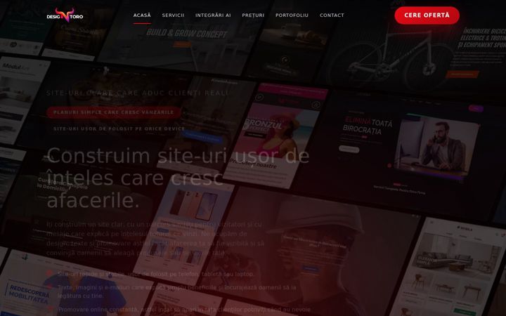 Ekrānuzņēmums no designtoro.ro