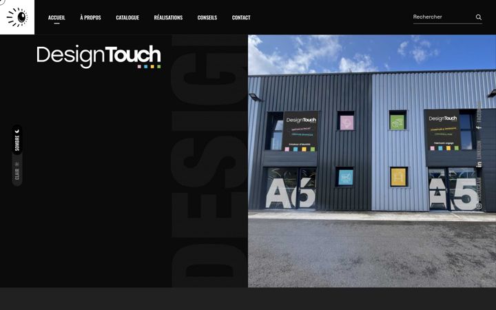 Screenshot του designtouch.fr