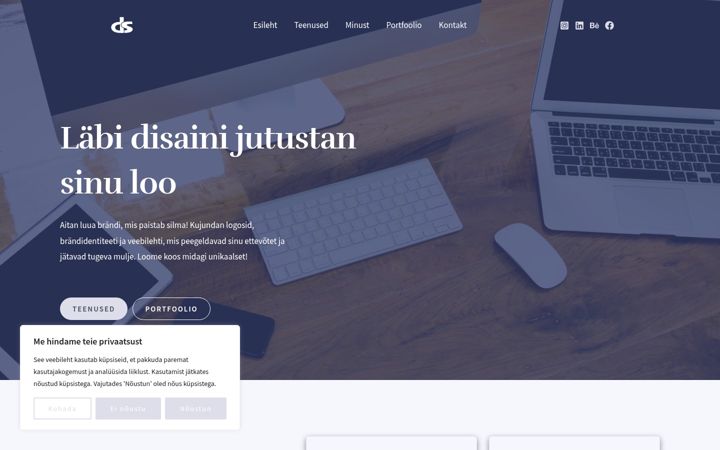Screenshot of designtri.com