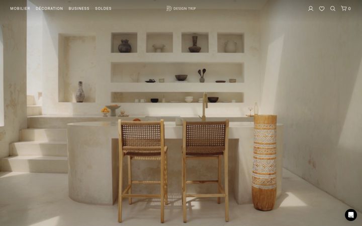 Screenshot του designtrip.fr