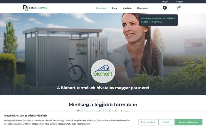 Zrzut ekranu designudvar.hu