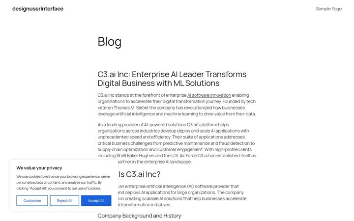 Screenshot of designuserinterface.com