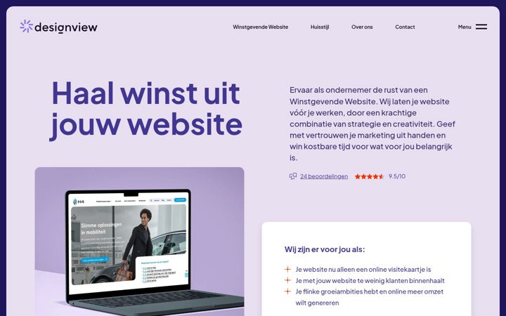 Screenshot di designview.nl
