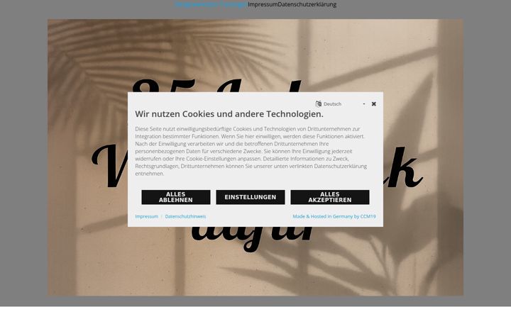 Screenshot stránky designwerkstatt-trossingen.de
