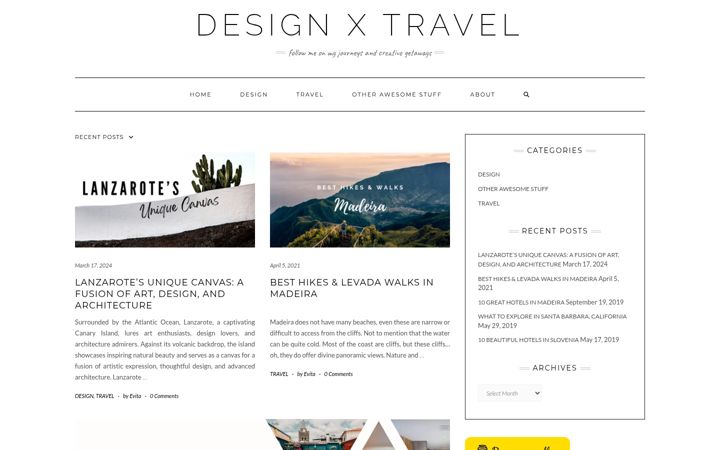 Screenshot of designxtravel.com