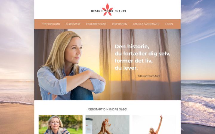Screenshot of designyourfuture.dk