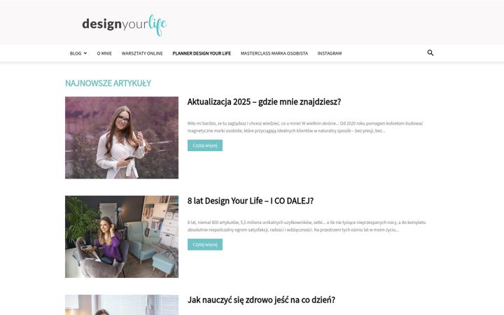 Ekrano kopija designyourlife.pl