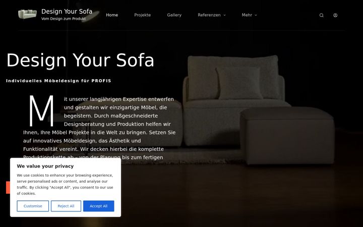 Screenshot of designyoursofa.de