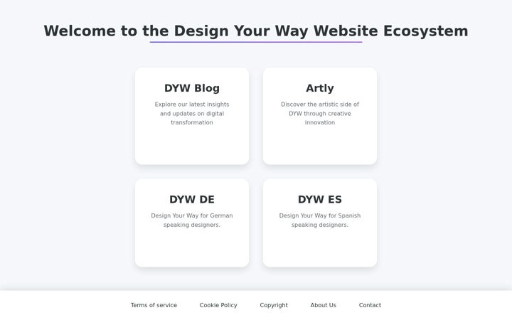Screenshot di designyourway.net