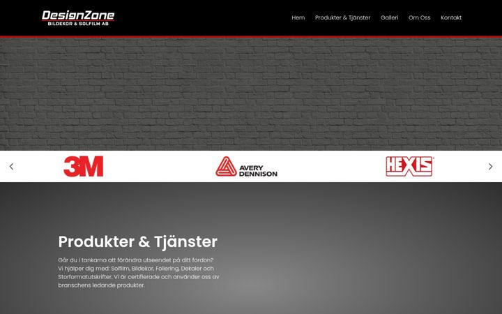 Screenshot of designzone.se