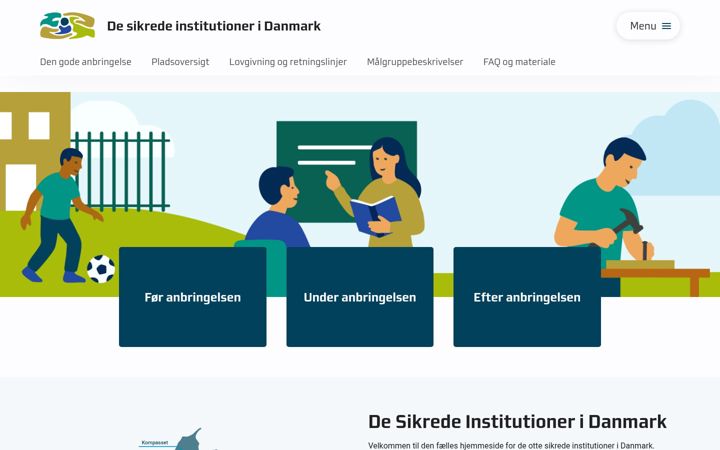 Screenshot of desikredeinstitutioner.dk