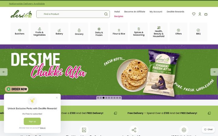 Screenshot of desime.co.uk