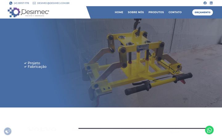Captura de ecrã de desimec.com.br