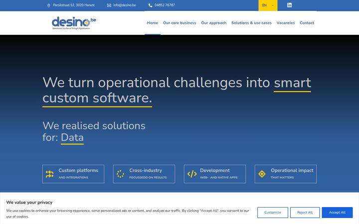 Screenshot of desino.be