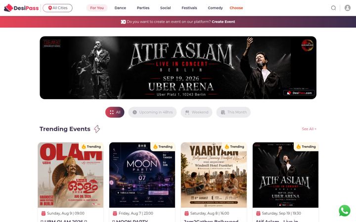 Screenshot of desipass.com
