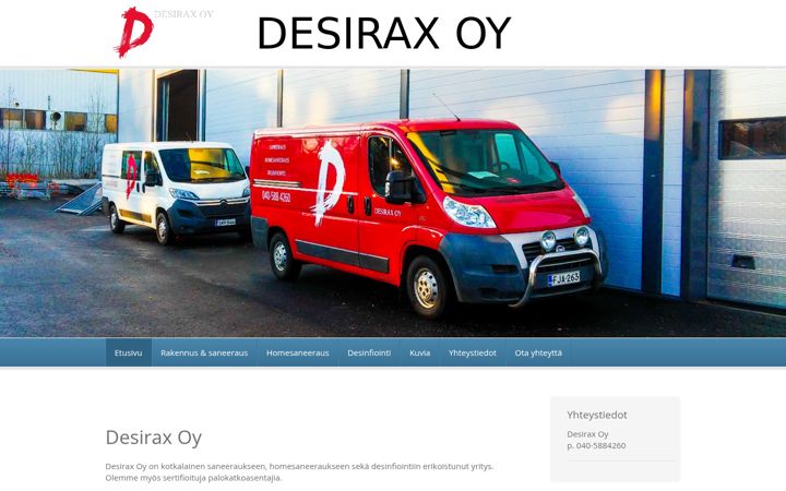 Screenshot di desirax.fi