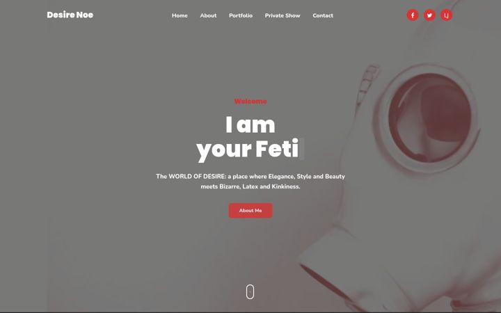Screenshot of desire-noe.com